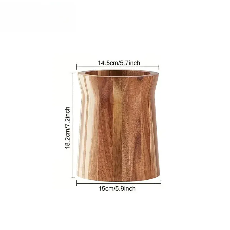 10 Piece Teak Wooden Utensil Set + Caddy Bundle - Image 6