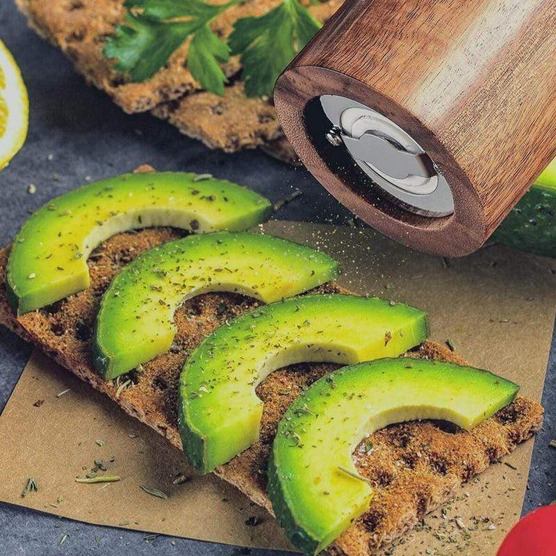 Acacia Wood Salt and Pepper Grinders - Image 5