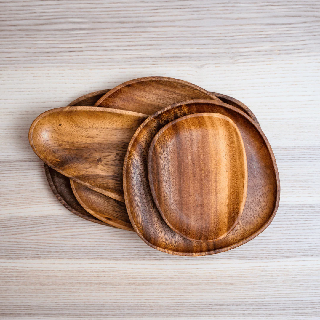Acacia Wood Serving Plates - Image 13