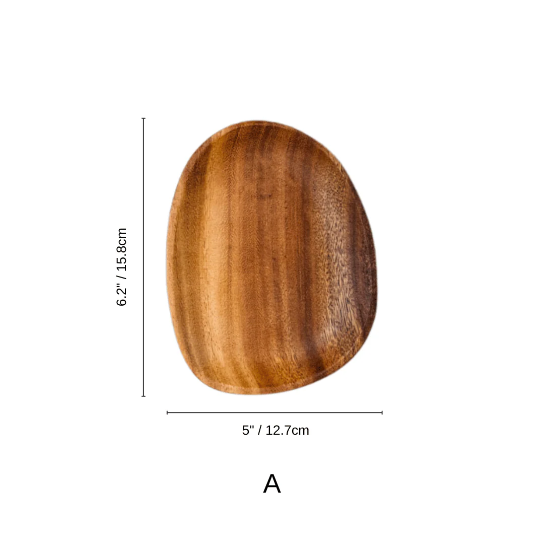 Acacia Wood Serving Plates - Image 15