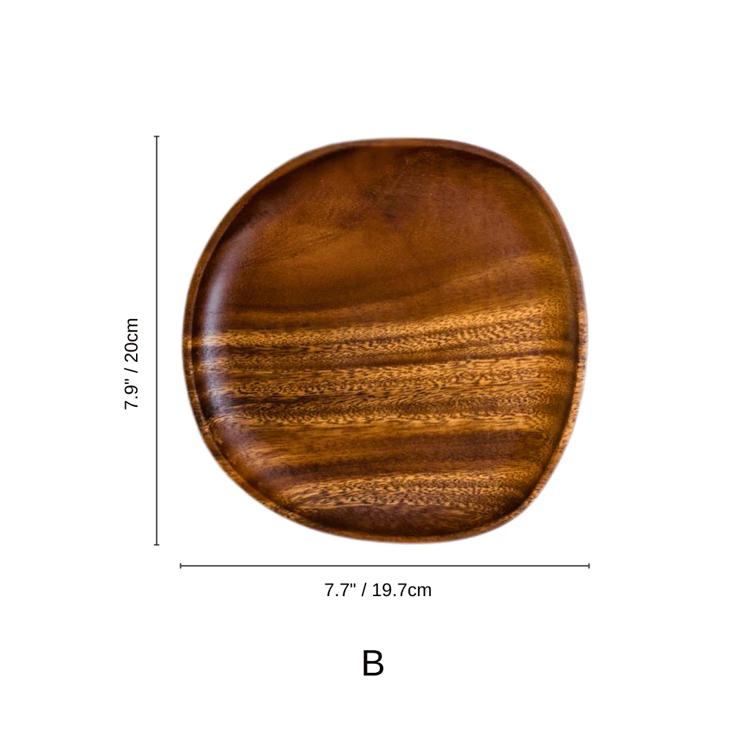 Acacia Wood Serving Plates - Image 16