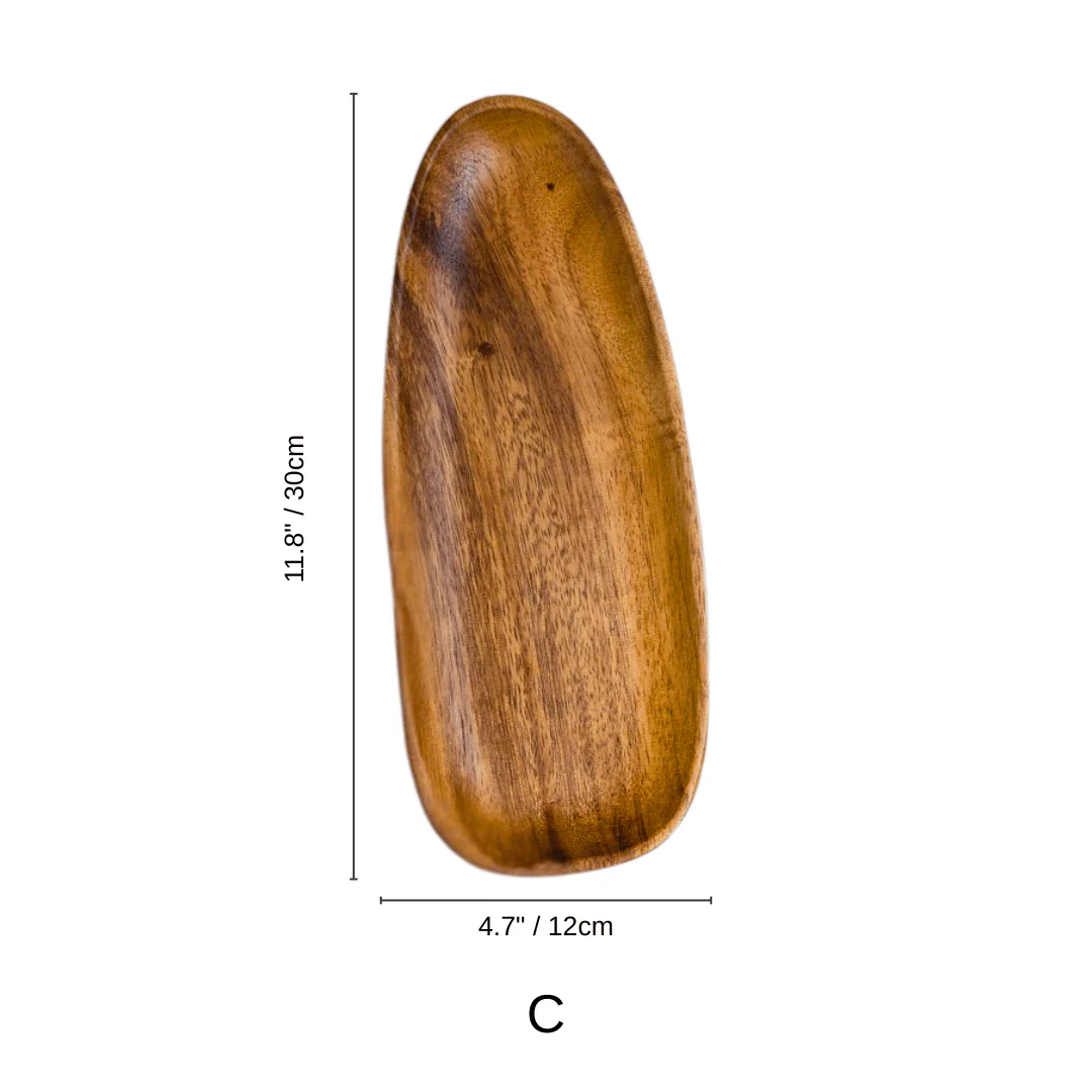 Acacia Wood Serving Plates - Image 17