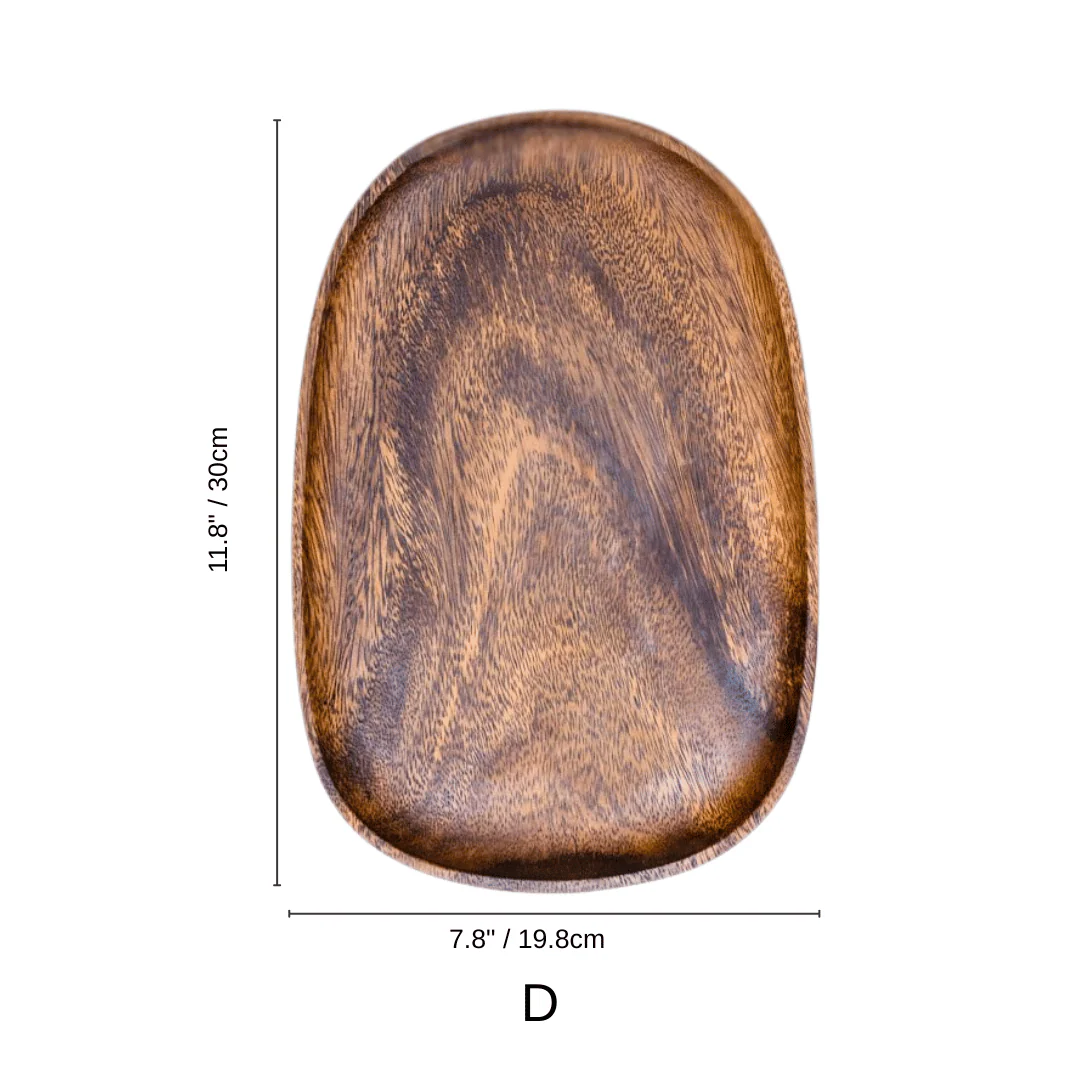 Acacia Wood Serving Plates - Image 18