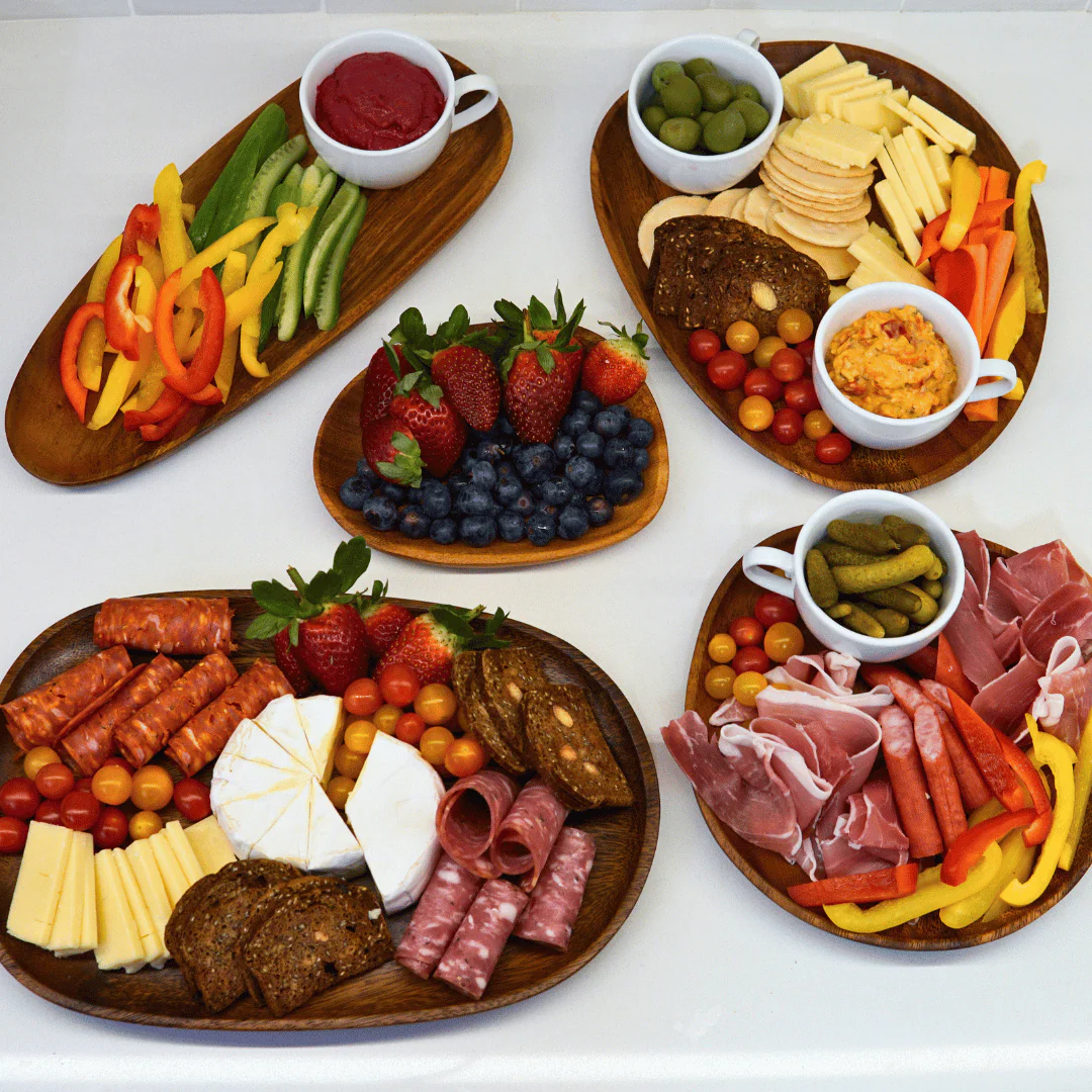 Acacia Wood Serving Plates - Image 4