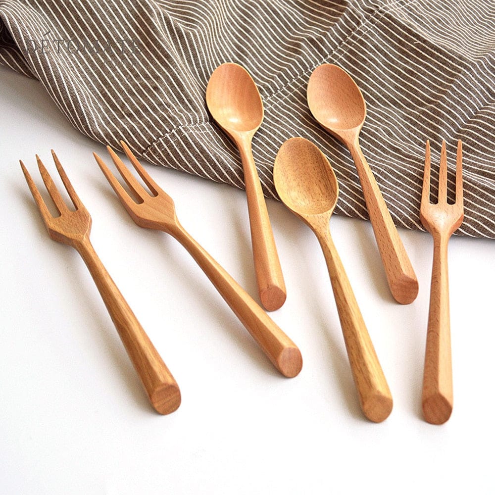 Beech Wood Cutlery - Image 3