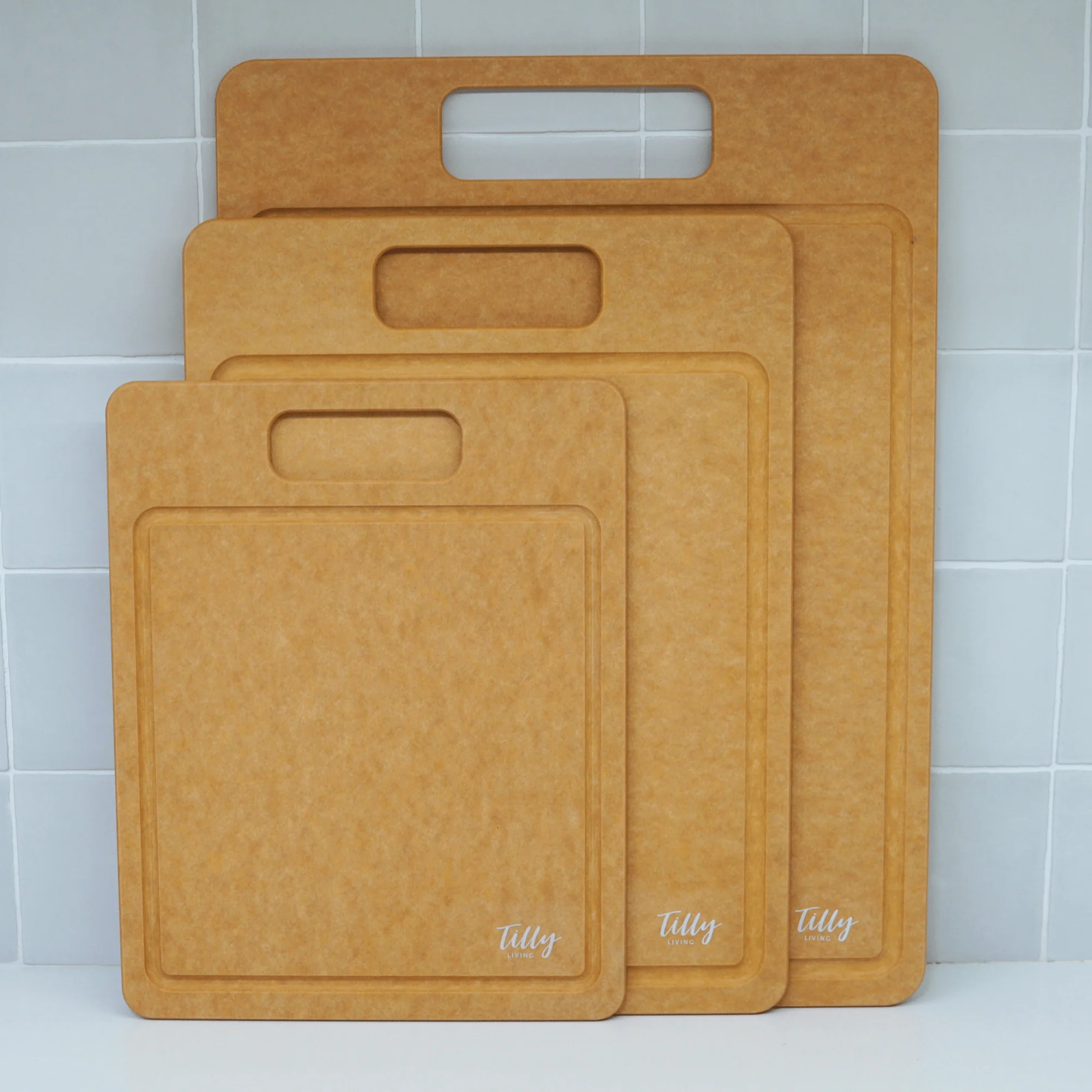 GrainBond Chopping Board Set - Sustainable & Microplastic-Free - Image 24