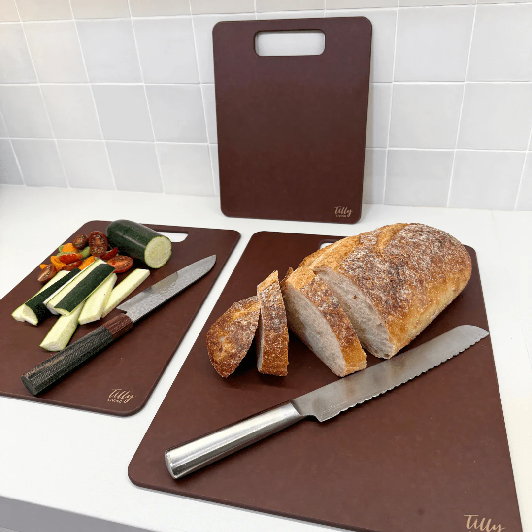 GrainBond Chopping Board Set - Sustainable & Microplastic-Free - Image 4