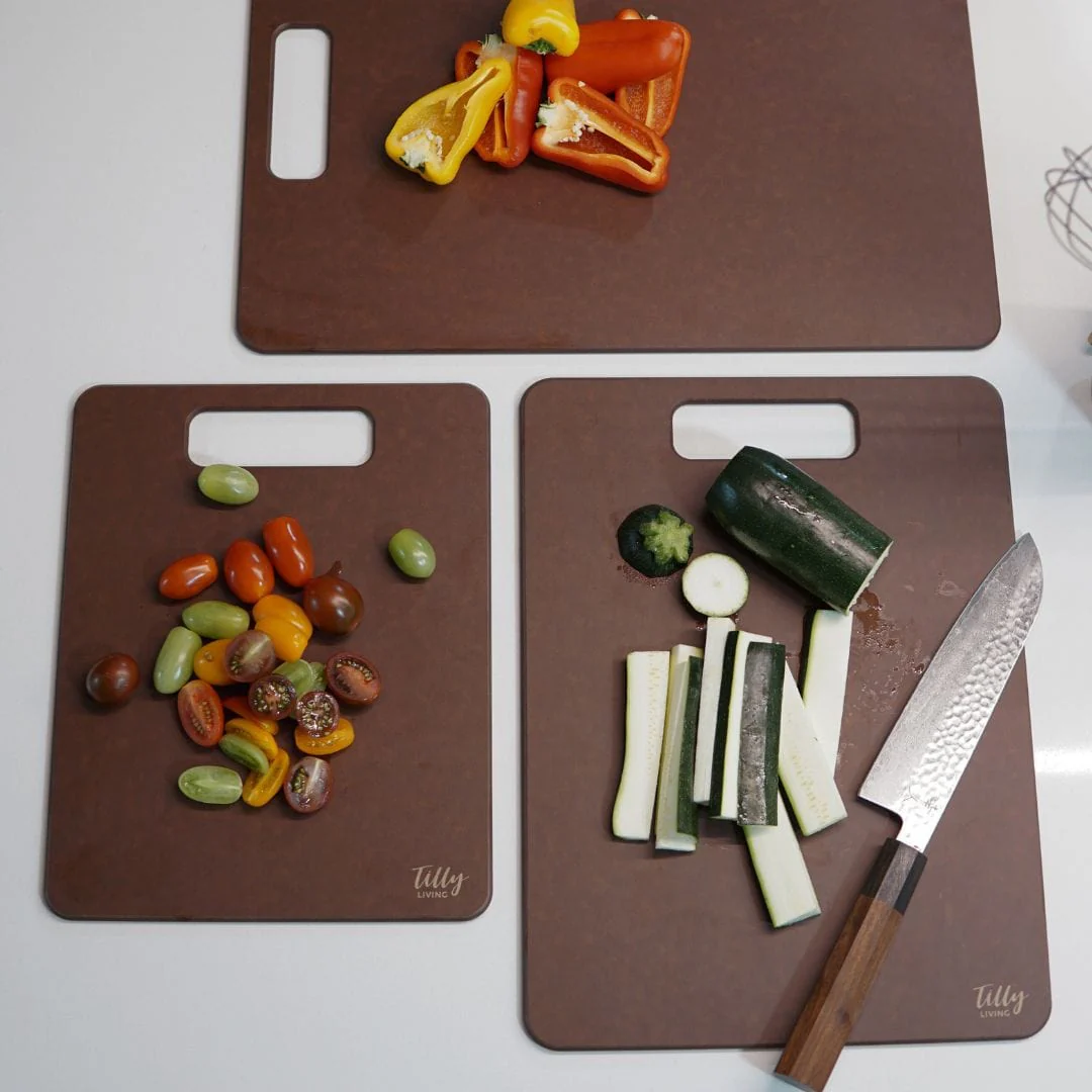GrainBond Chopping Board Set - Sustainable & Microplastic-Free - Image 9