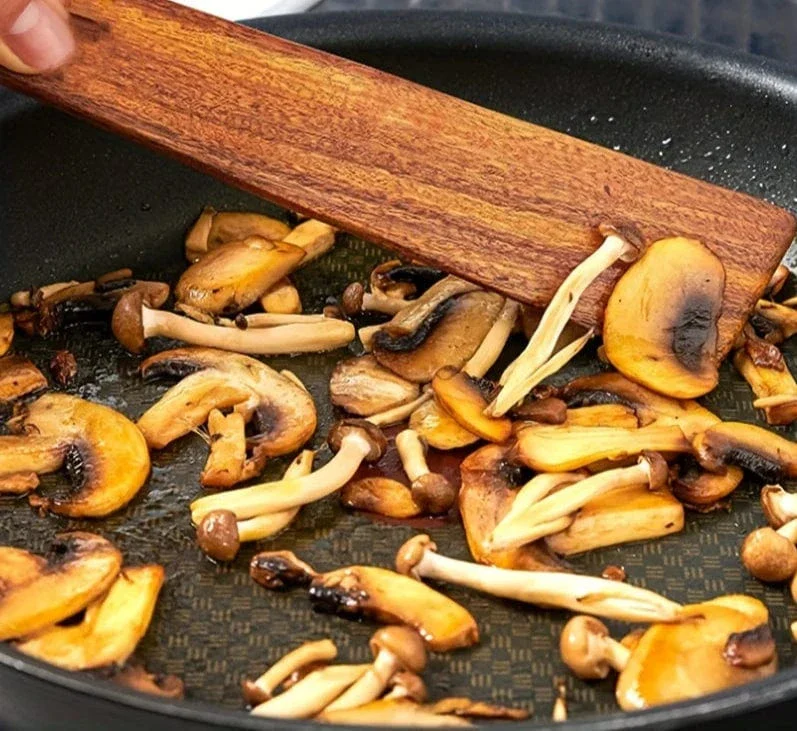 Teak Angled Spatula - Set of 2 - Image 3